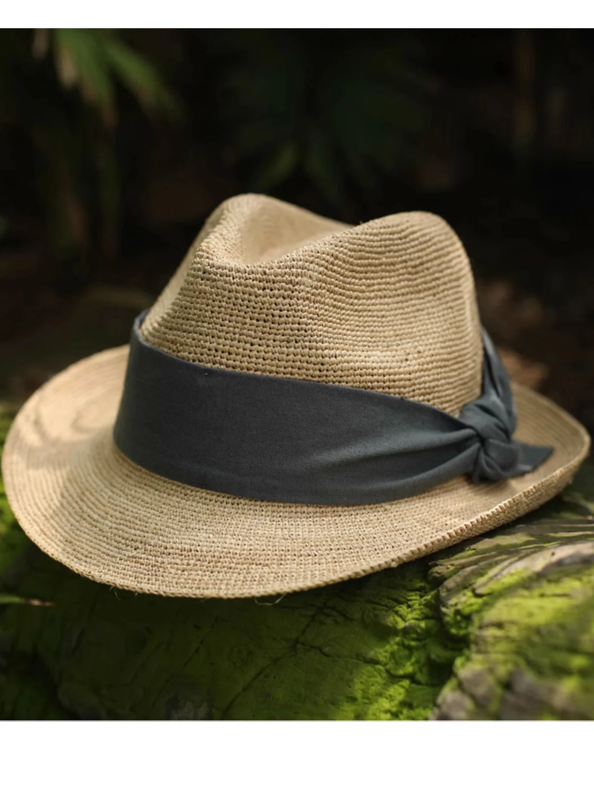 Panama Hand-Woven Sun-Proof Straw Hat - Image 8