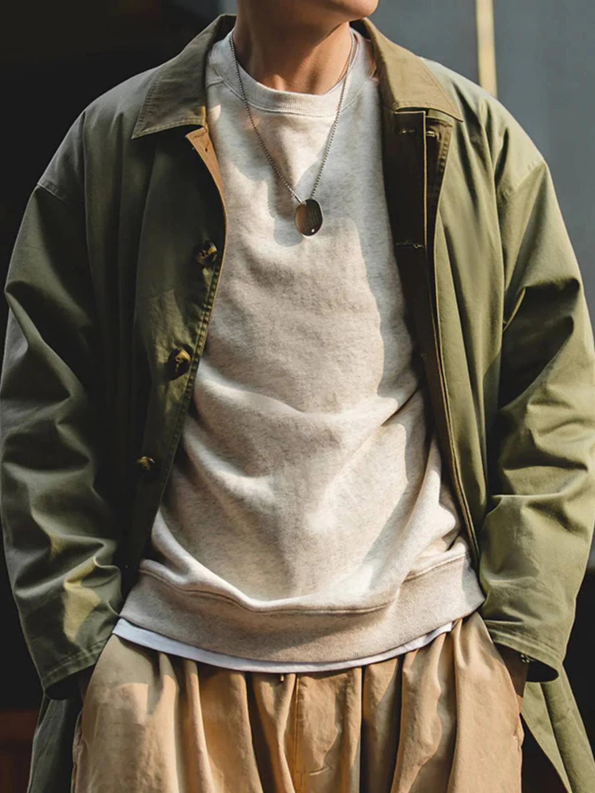 American Casual Balmacaan Coat - Image 4