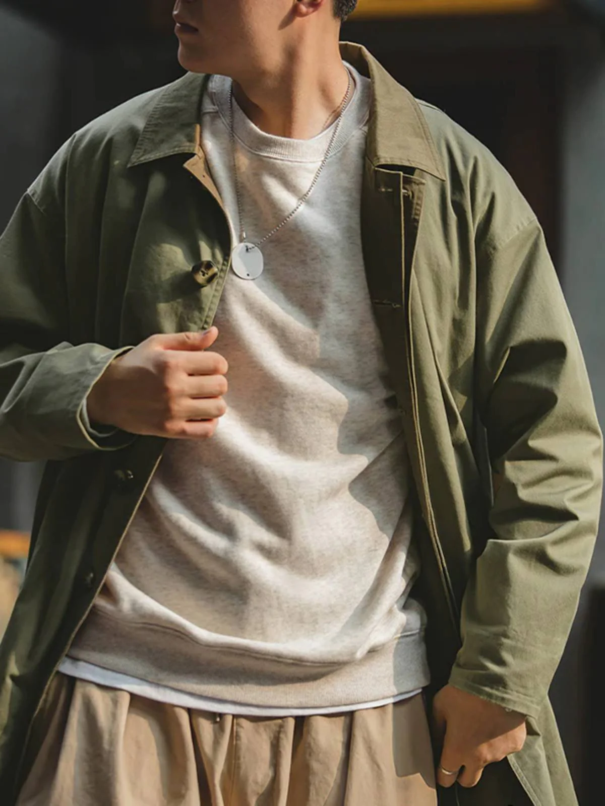 American Casual Balmacaan Coat - Image 5