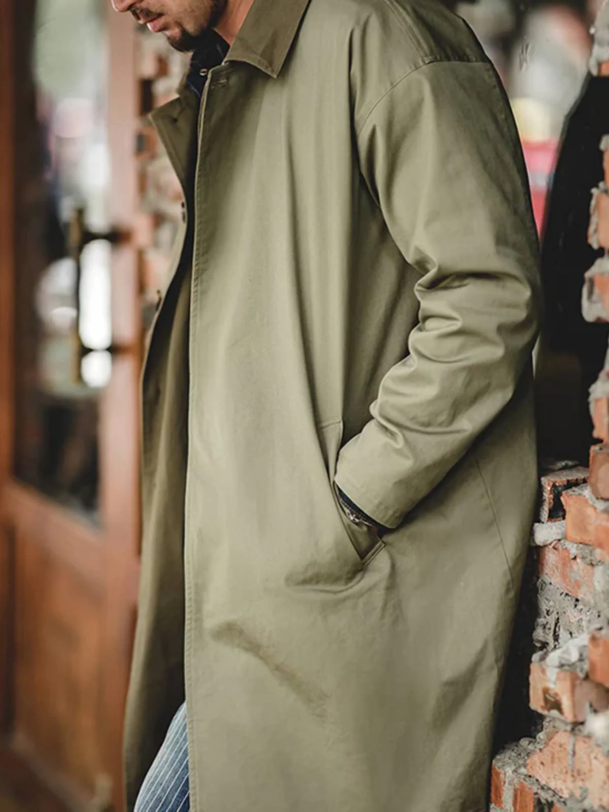 American Casual Balmacaan Coat - Image 7