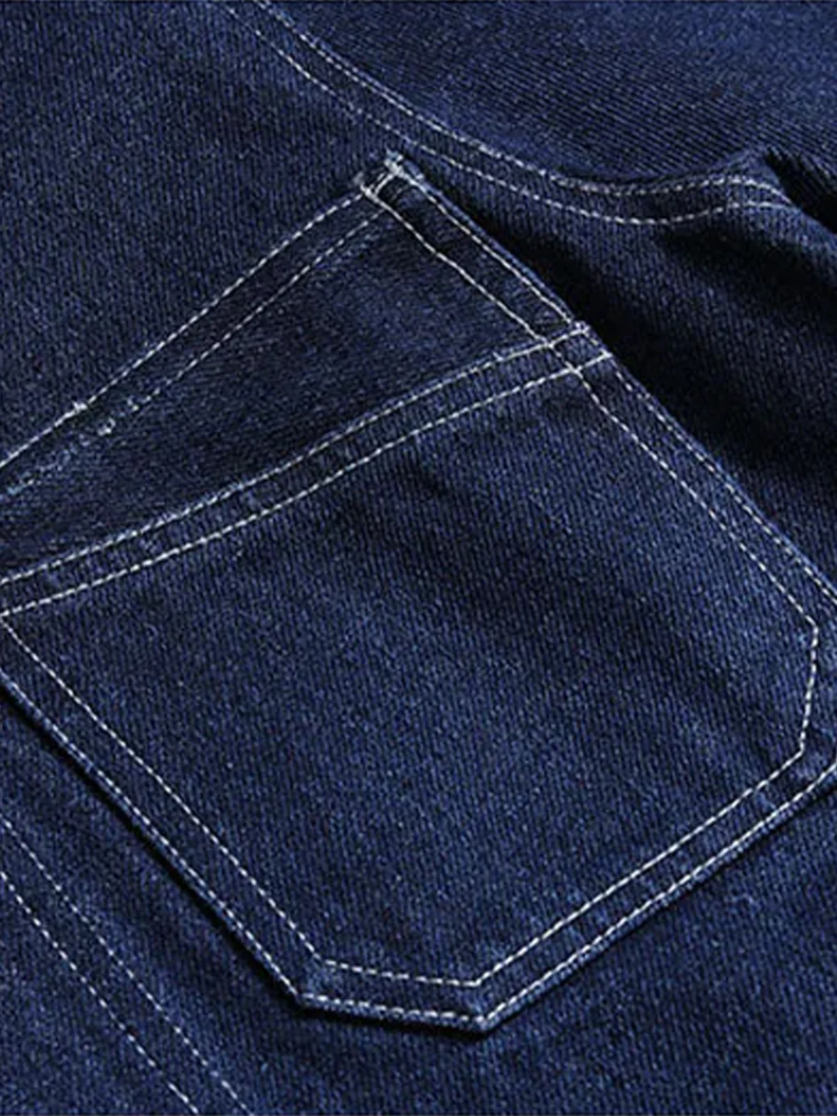 Casual American Style Wabash Denim Work Jacket - Image 8