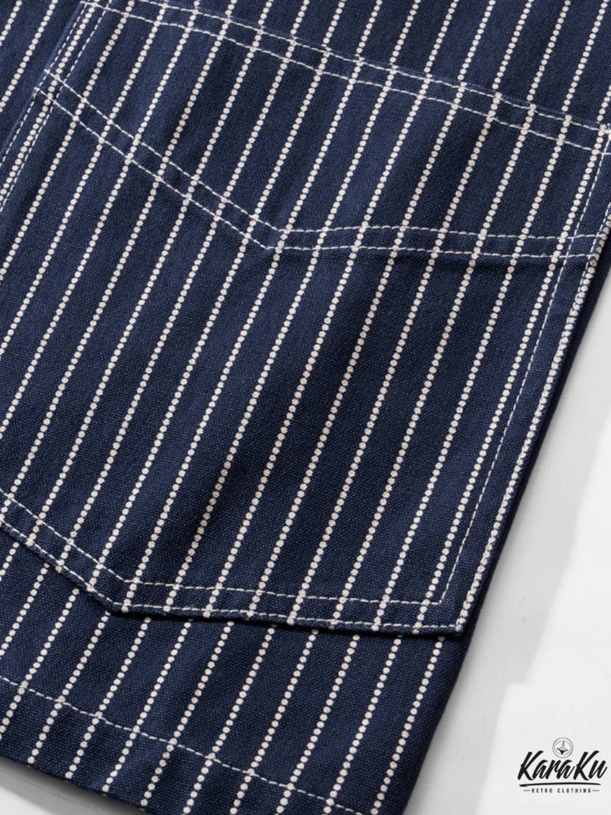 Wabash Stripe Denim Work Jacket - Image 10