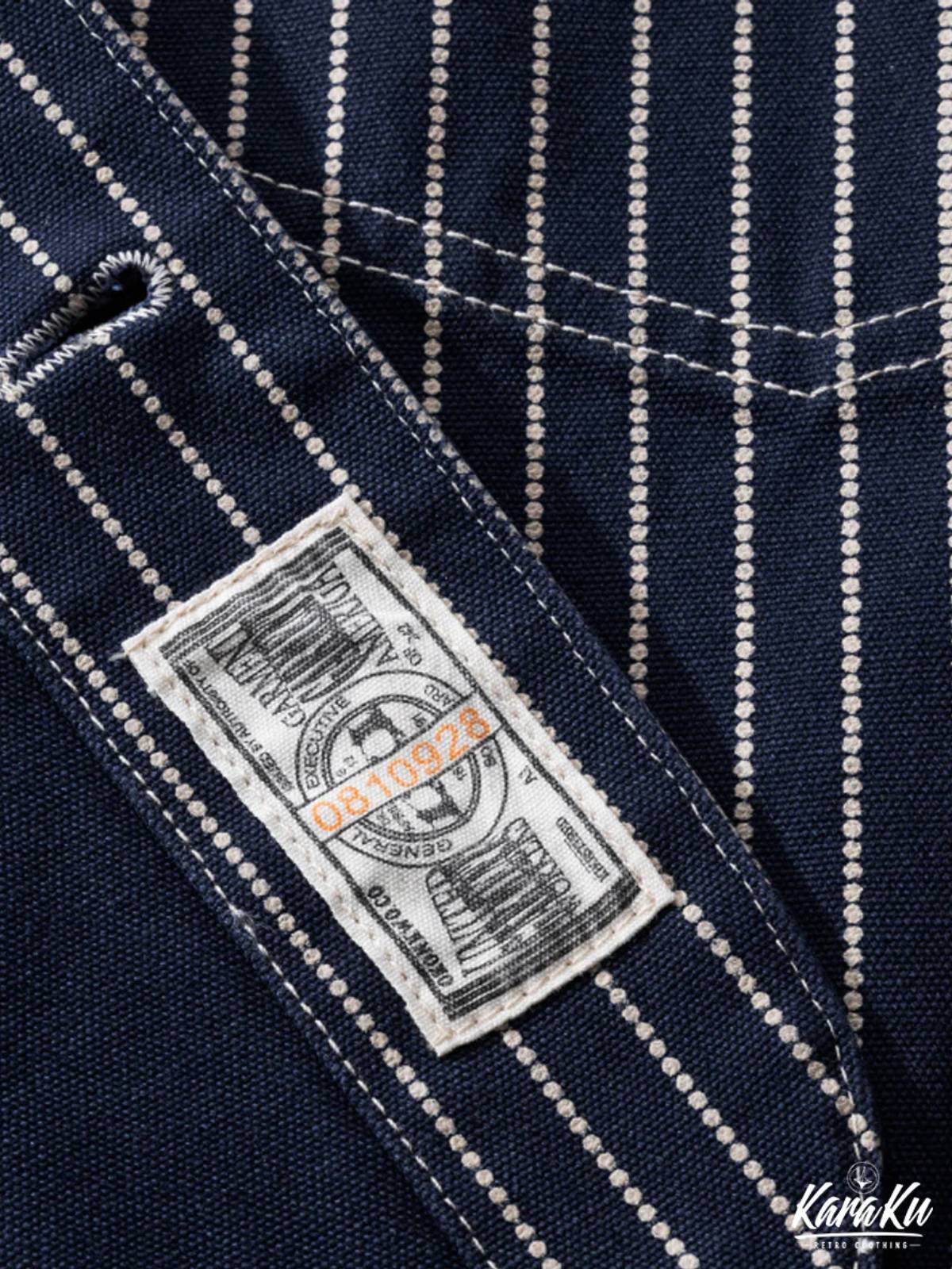 Wabash Stripe Denim Work Jacket - Image 13