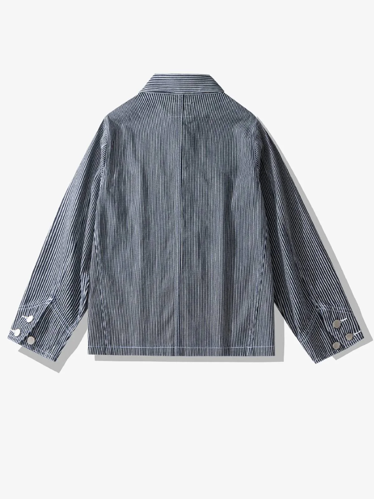Wabash Stripe Denim Work Jacket - Image 4