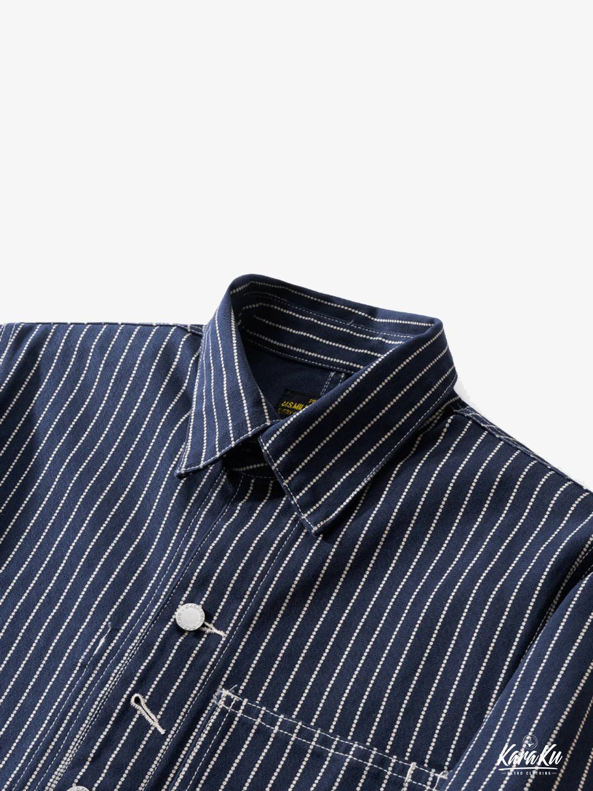 Wabash Stripe Denim Work Jacket - Image 6