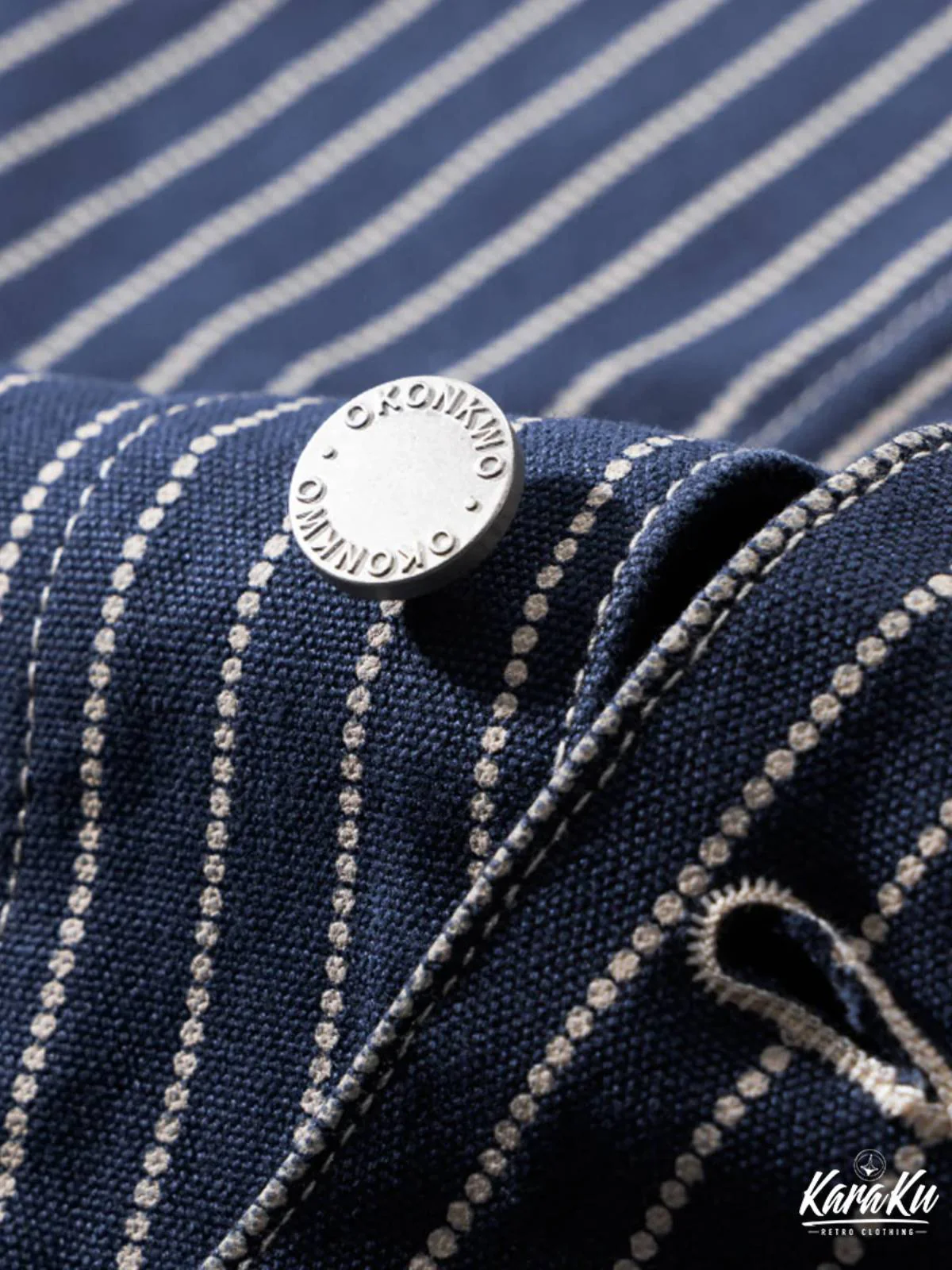 Wabash Stripe Denim Work Jacket - Image 9