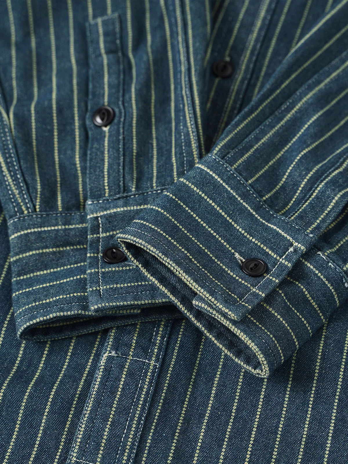 Wabash American Style Washed Stripe Work Shirt - Image 12