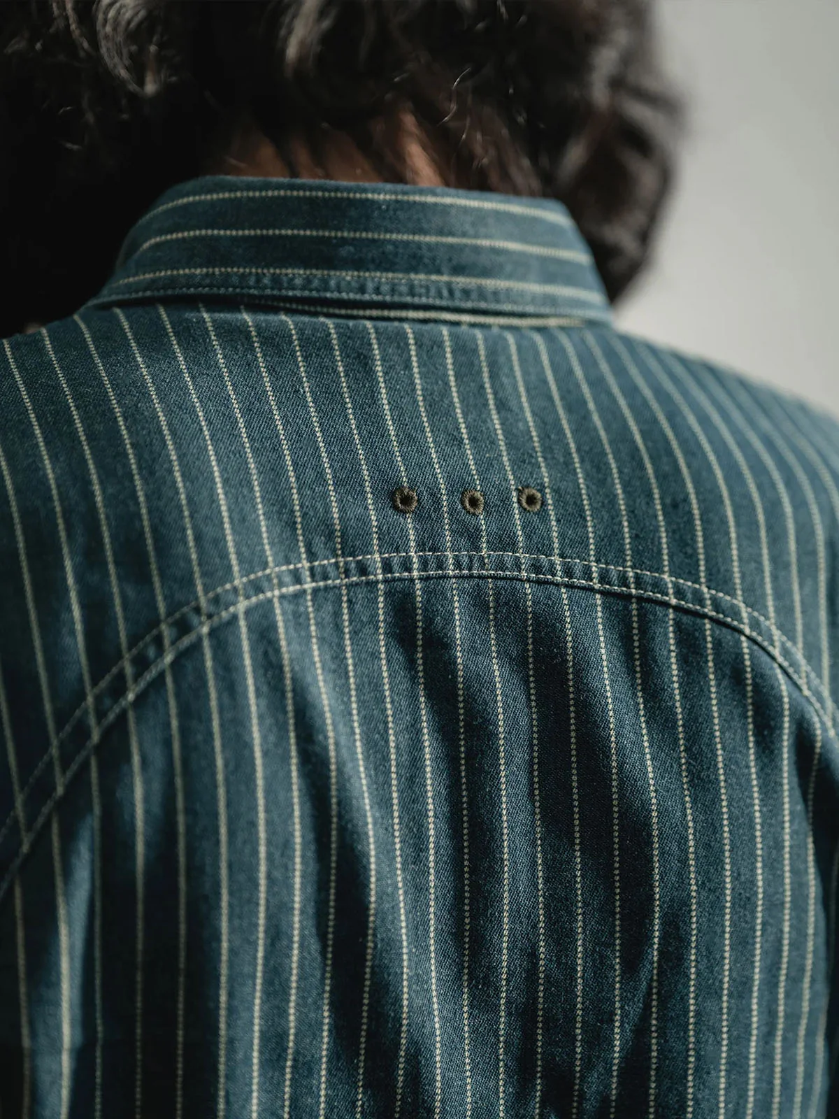 Wabash American Style Washed Stripe Work Shirt - Image 6