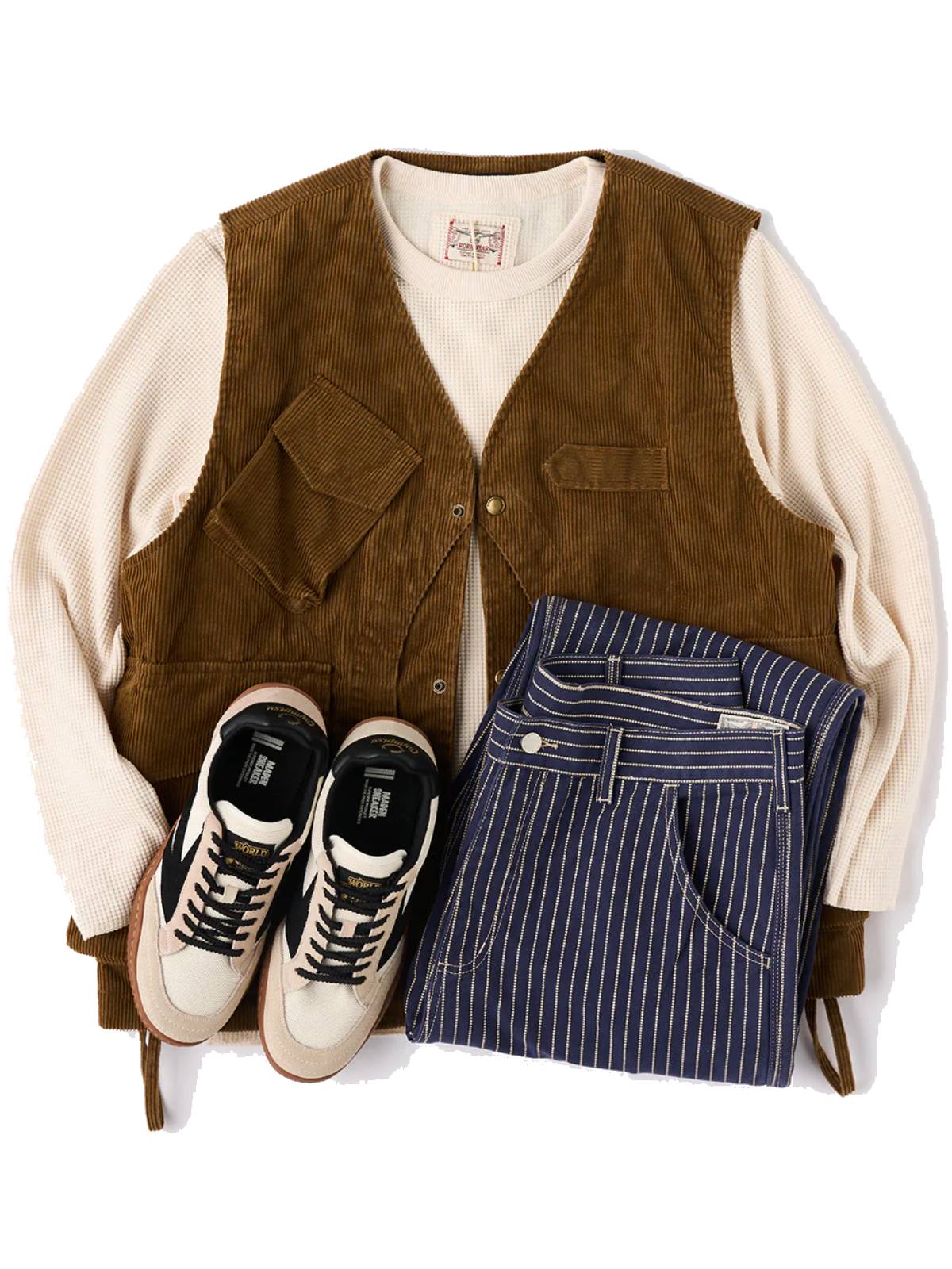 Solid Color & Wabash Stripe Work Pants - Image 14