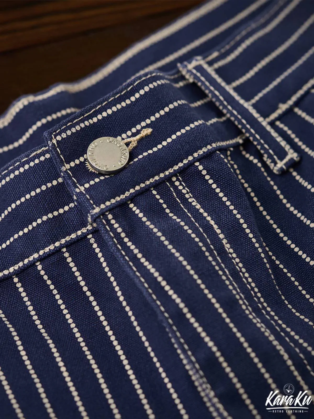 Solid Color & Wabash Stripe Work Pants - Image 6