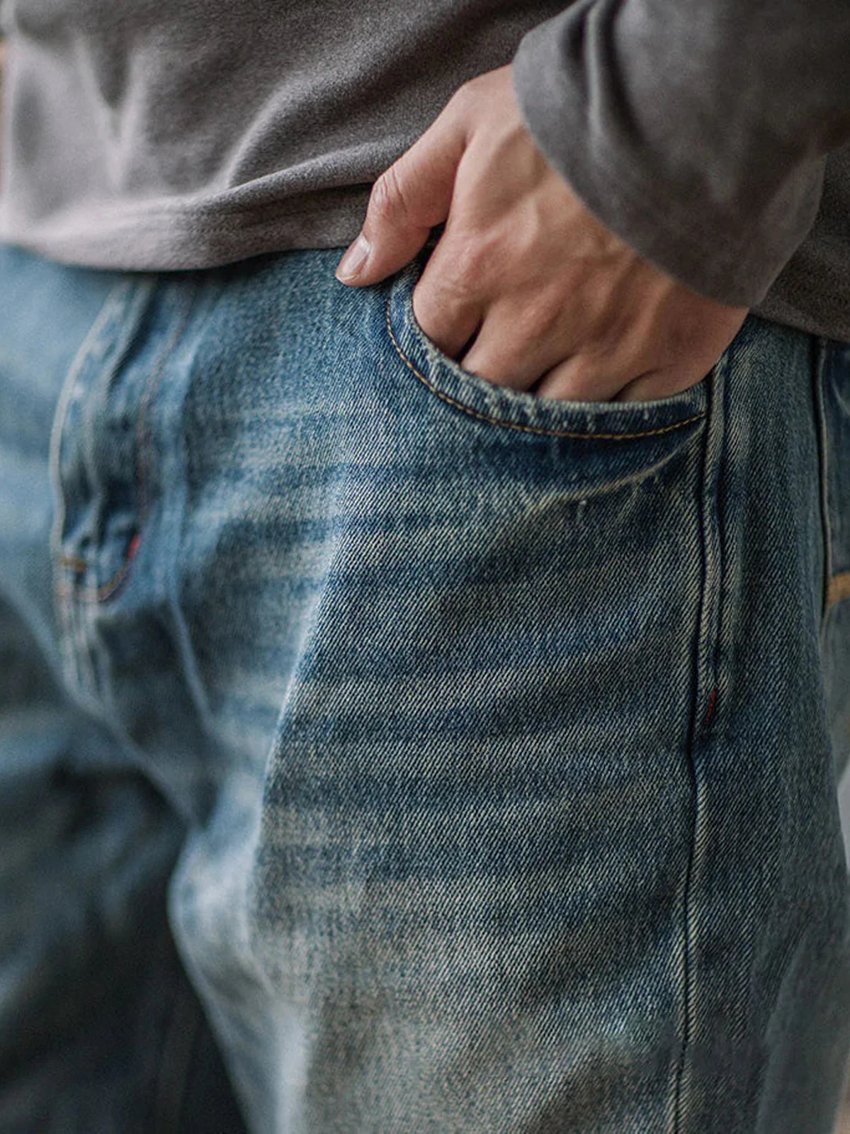 Casual Straight Tapered Jeans - Image 7