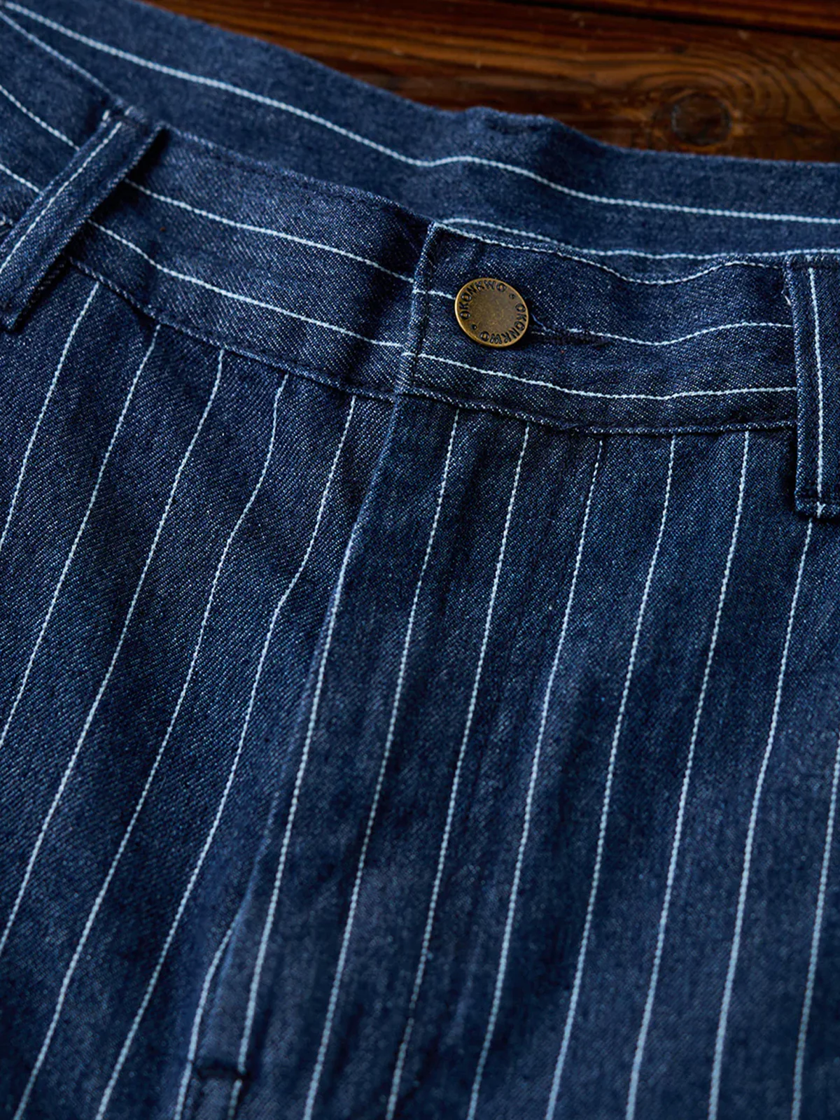 1920s Wabash Stripe Work Pants - Image 12