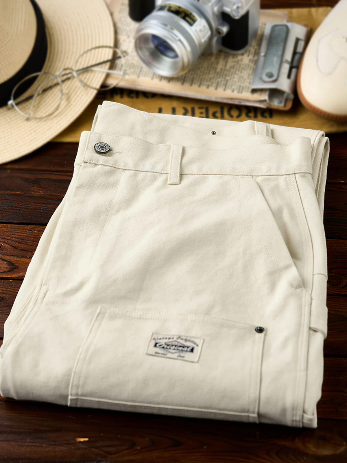 Versatile Multi-Pocket Straight Pants - Image 10