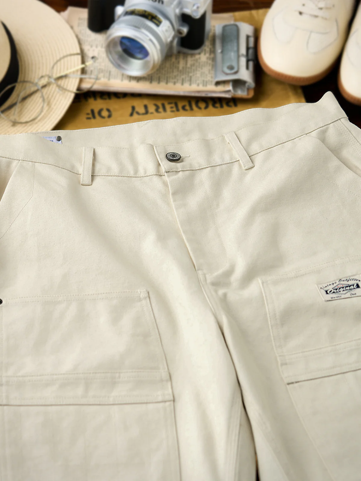 Versatile Multi-Pocket Straight Pants - Image 11