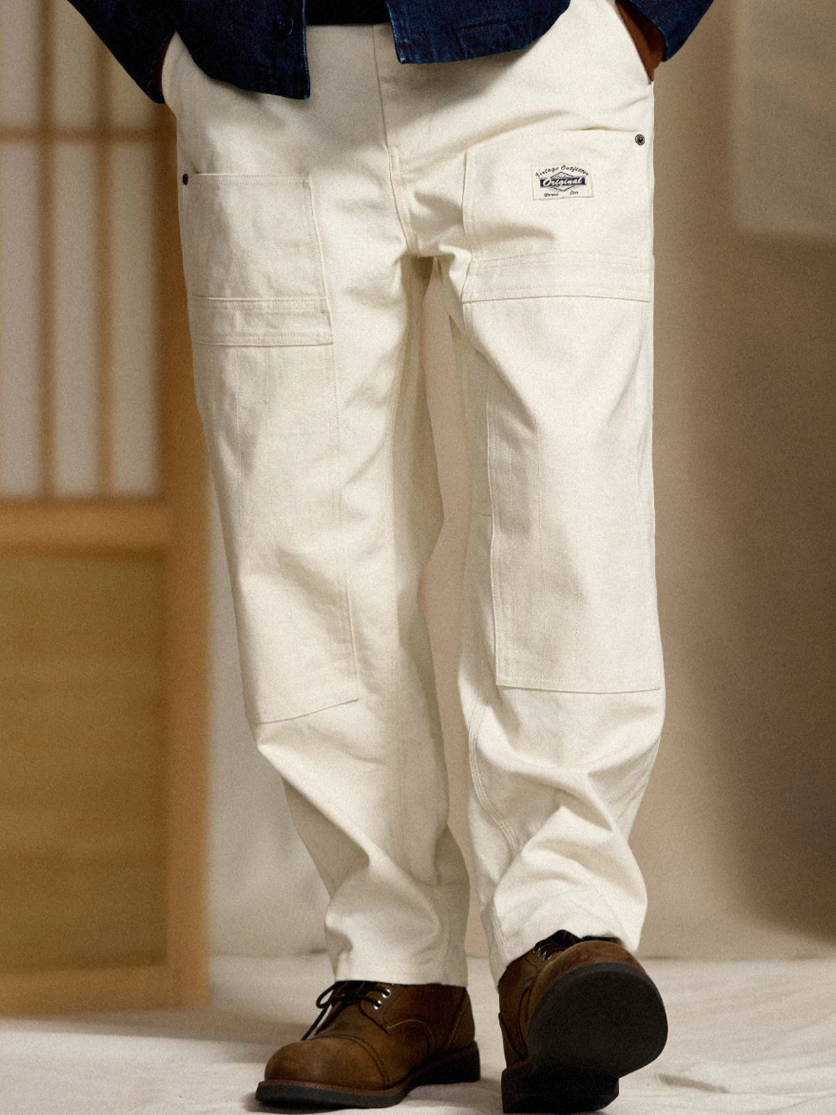 Versatile Multi-Pocket Straight Pants - Image 4