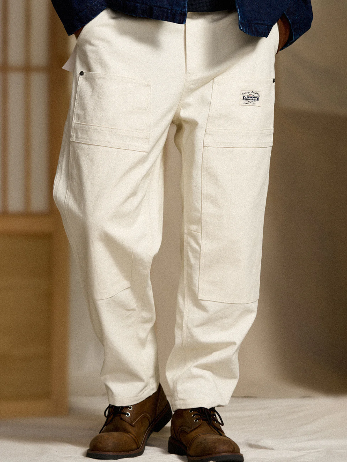 Versatile Multi-Pocket Straight Pants - Image 5