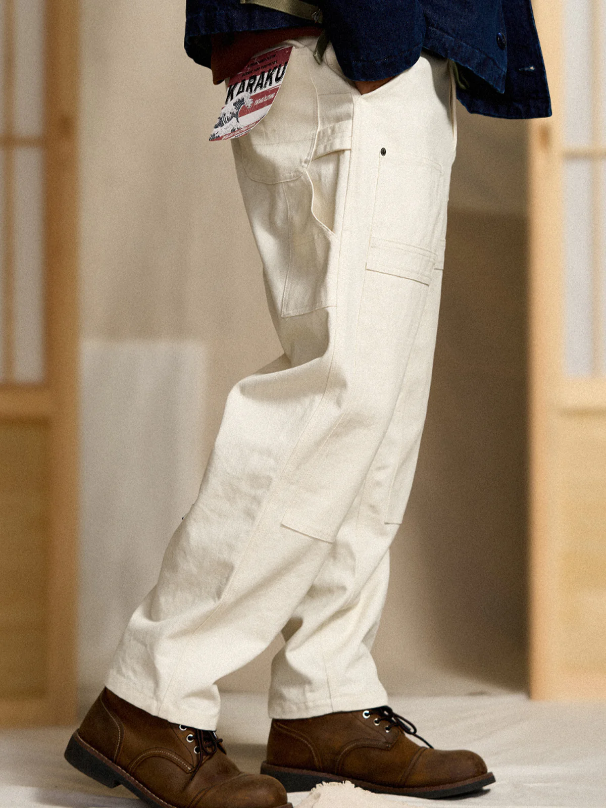 Versatile Multi-Pocket Straight Pants - Image 6
