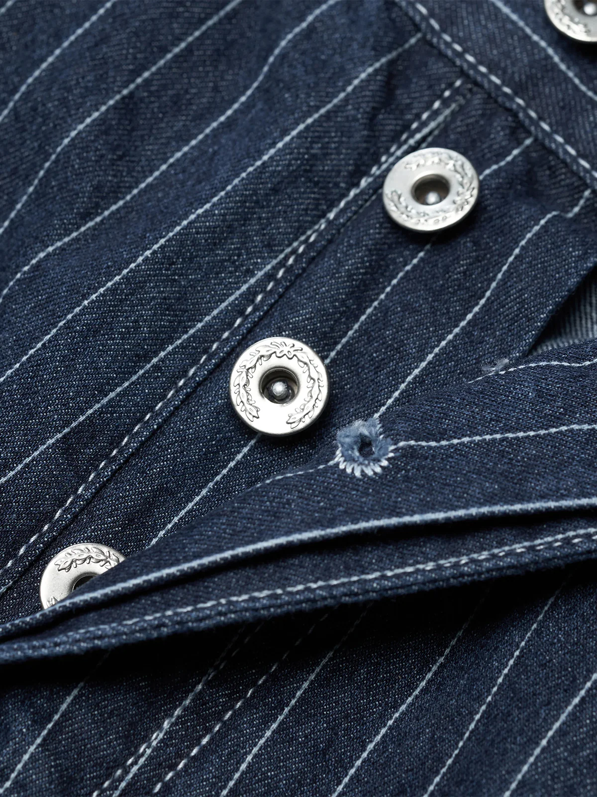 Classic Striped Wabash Suspenders Work Pants - Image 13