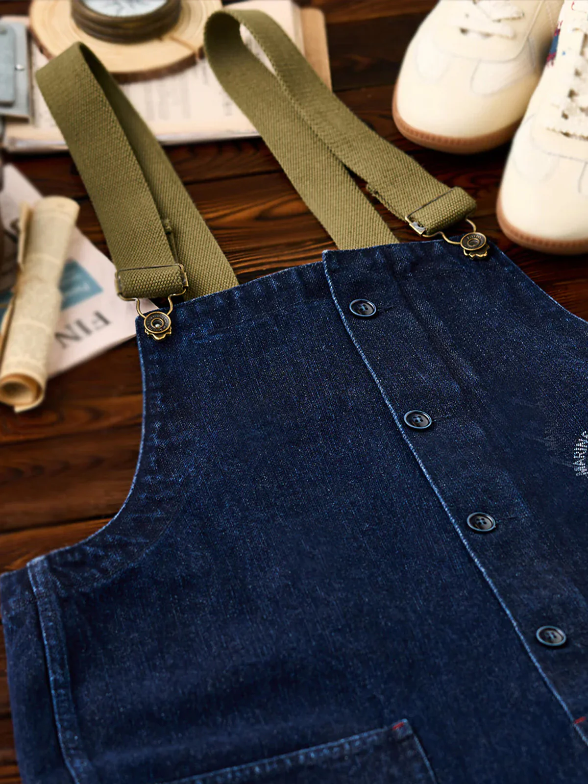 Retro Navy Deck Overalls - Image 13