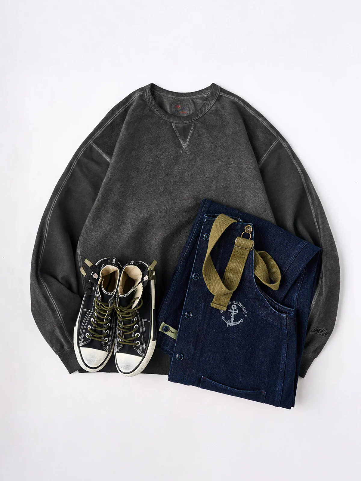 Retro Navy Deck Overalls - Image 18