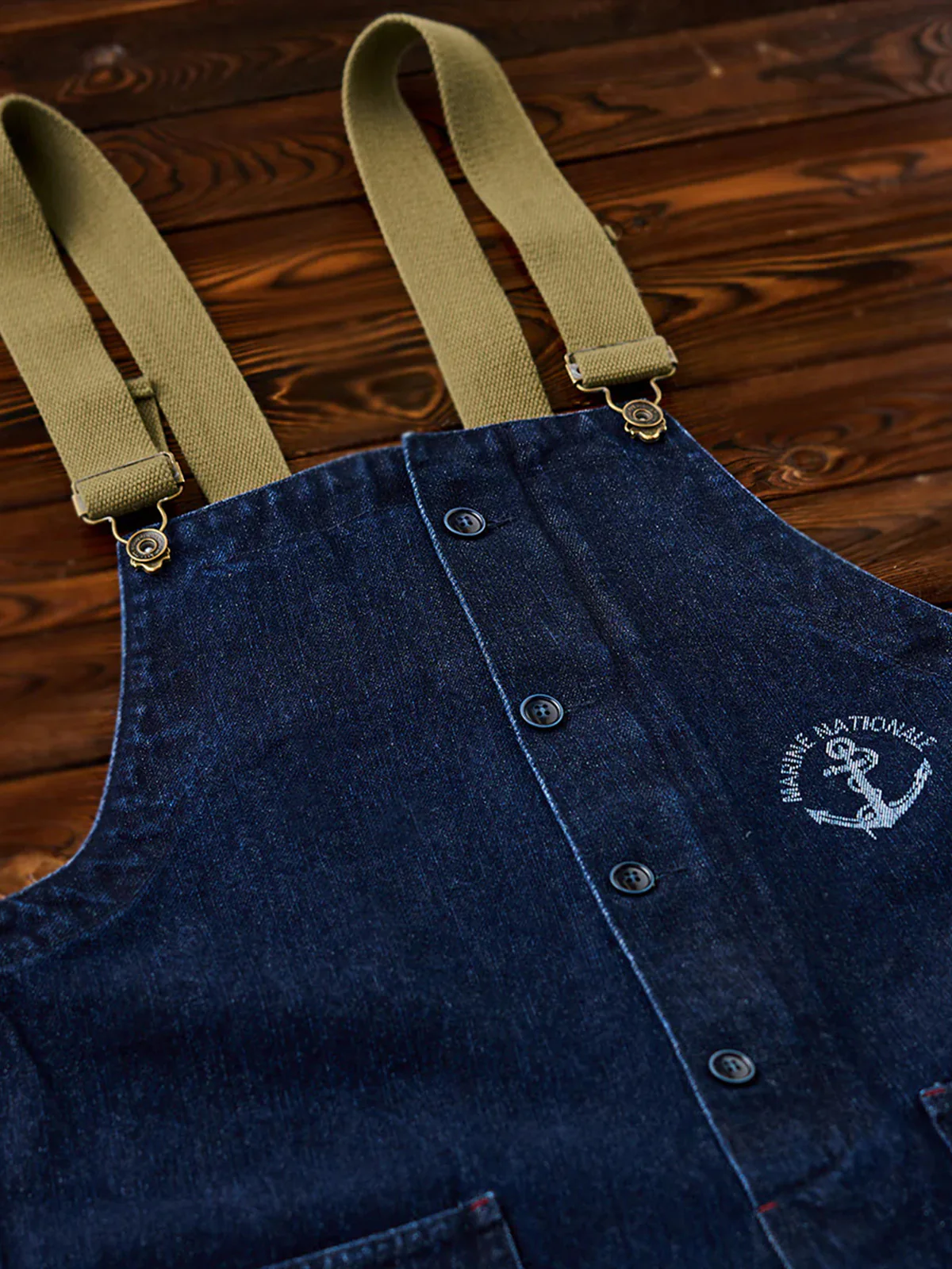Retro Navy Deck Overalls - Image 4