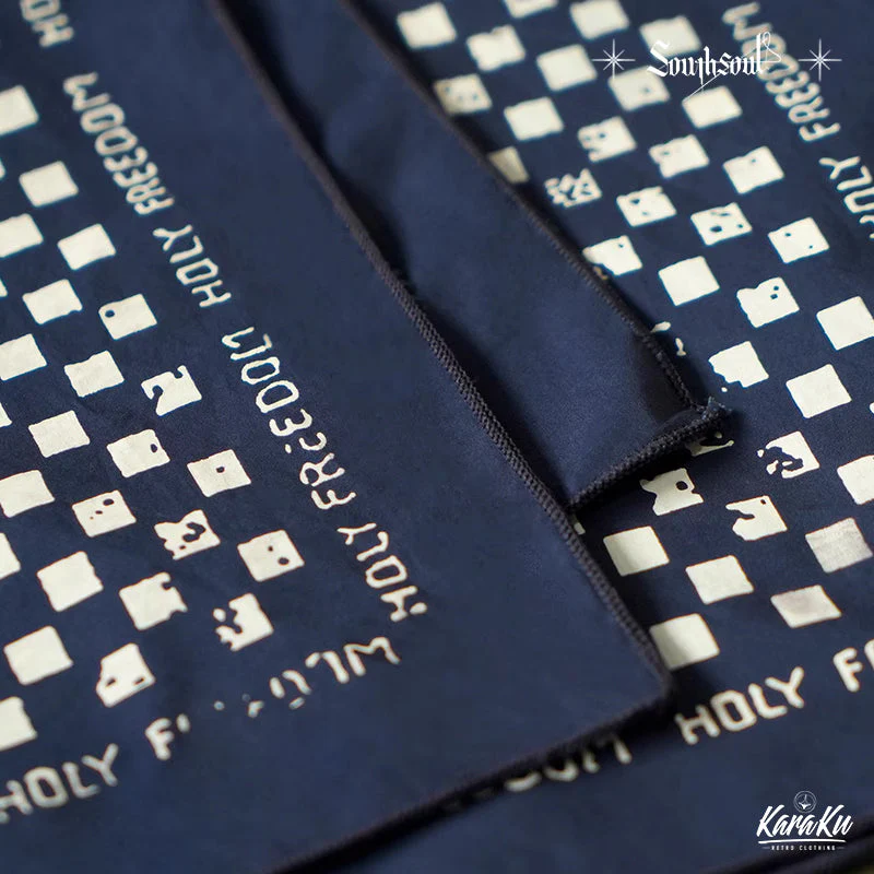 Biker Style Harley Print Cotton Scarf - Image 13