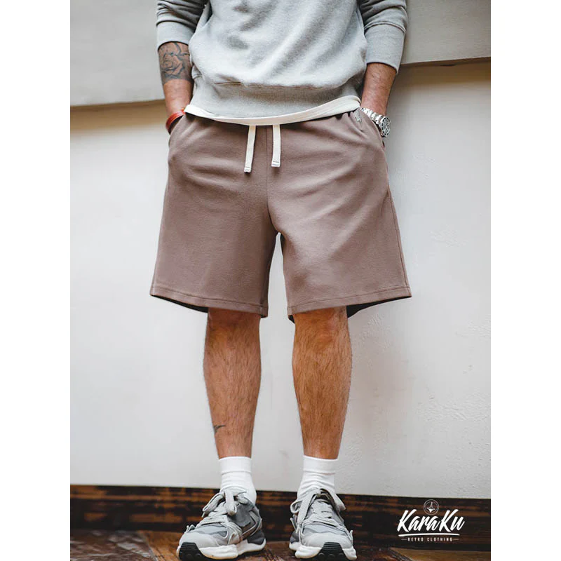 Embroidered Pique Cotton Sweat Shorts - Image 4