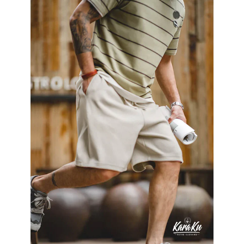 Embroidered Pique Cotton Sweat Shorts - Image 5