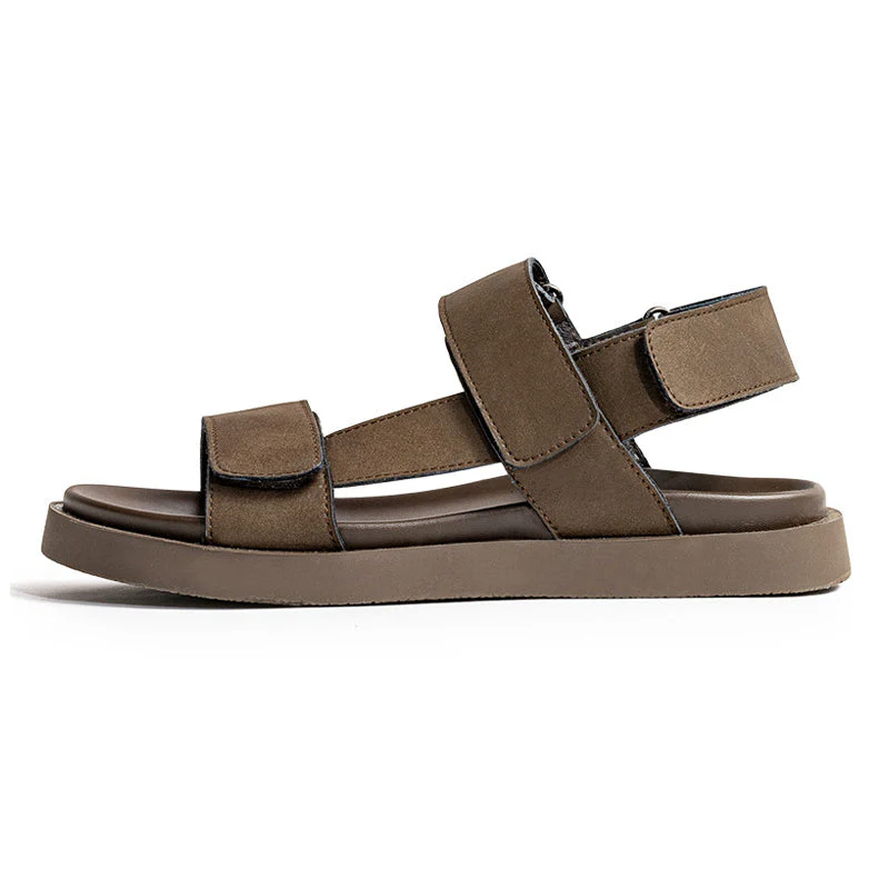 Cow Leather Velcro Sandals - Image 3