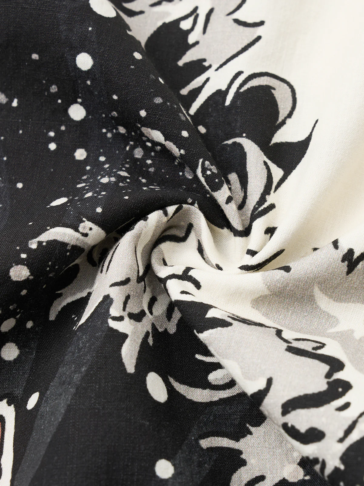 The Cat That Turns Into a Wave Cotton Camp Shirt - Image 8