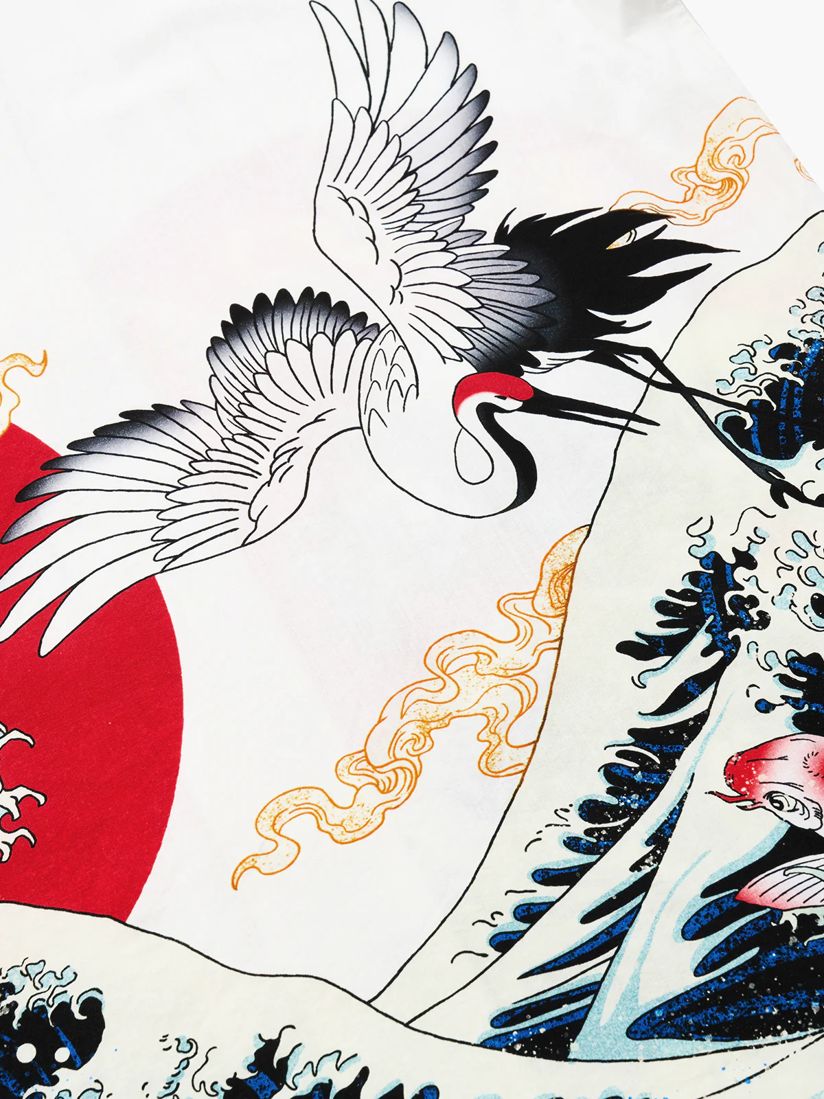 Ukiyo-E Auspicious Pictures Cotton Camp Shirt - Image 7