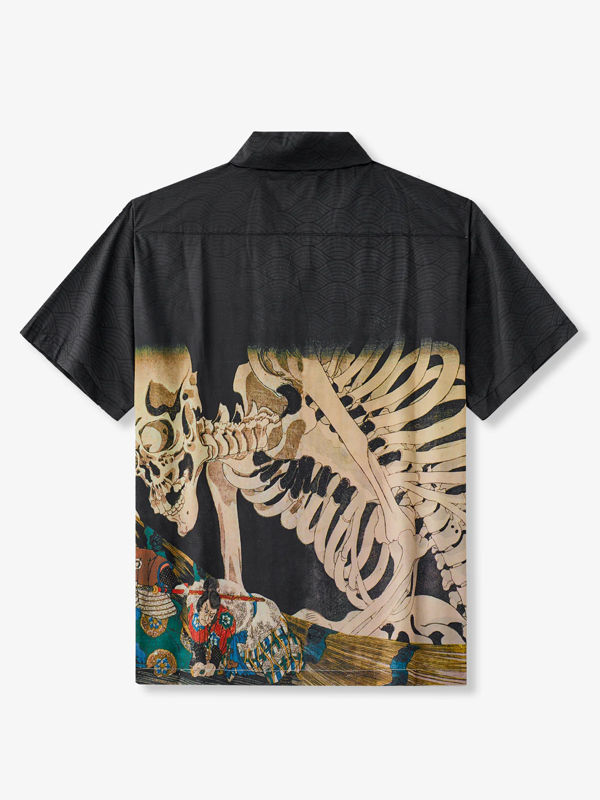 Japanese Masterpiece Soma No Kudairi Gradient Cotton Camp Shirt - Image 3