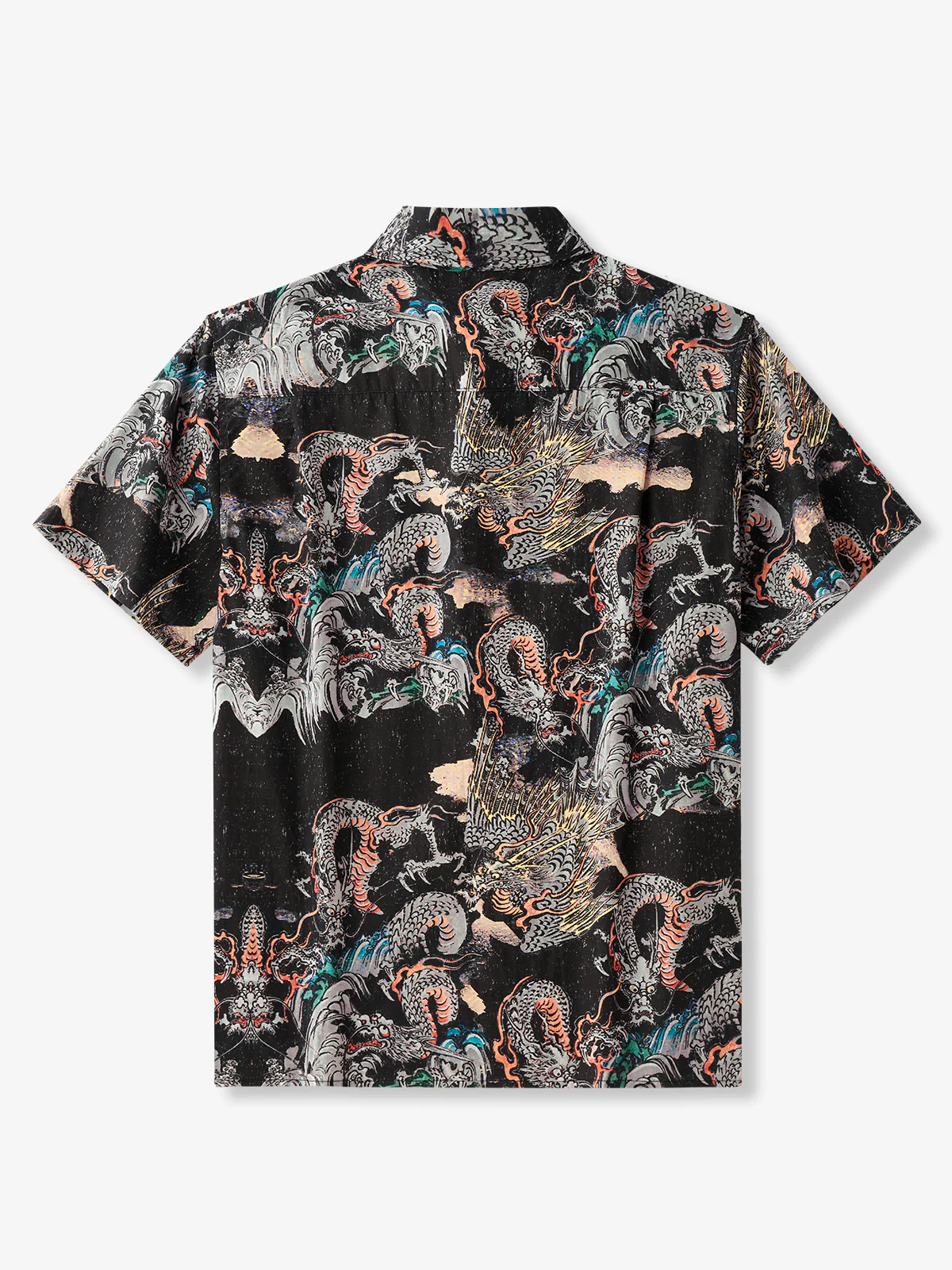 Utagawa Kuniyoshi-Inspired Dragon Art Cotton Shirt - Image 3