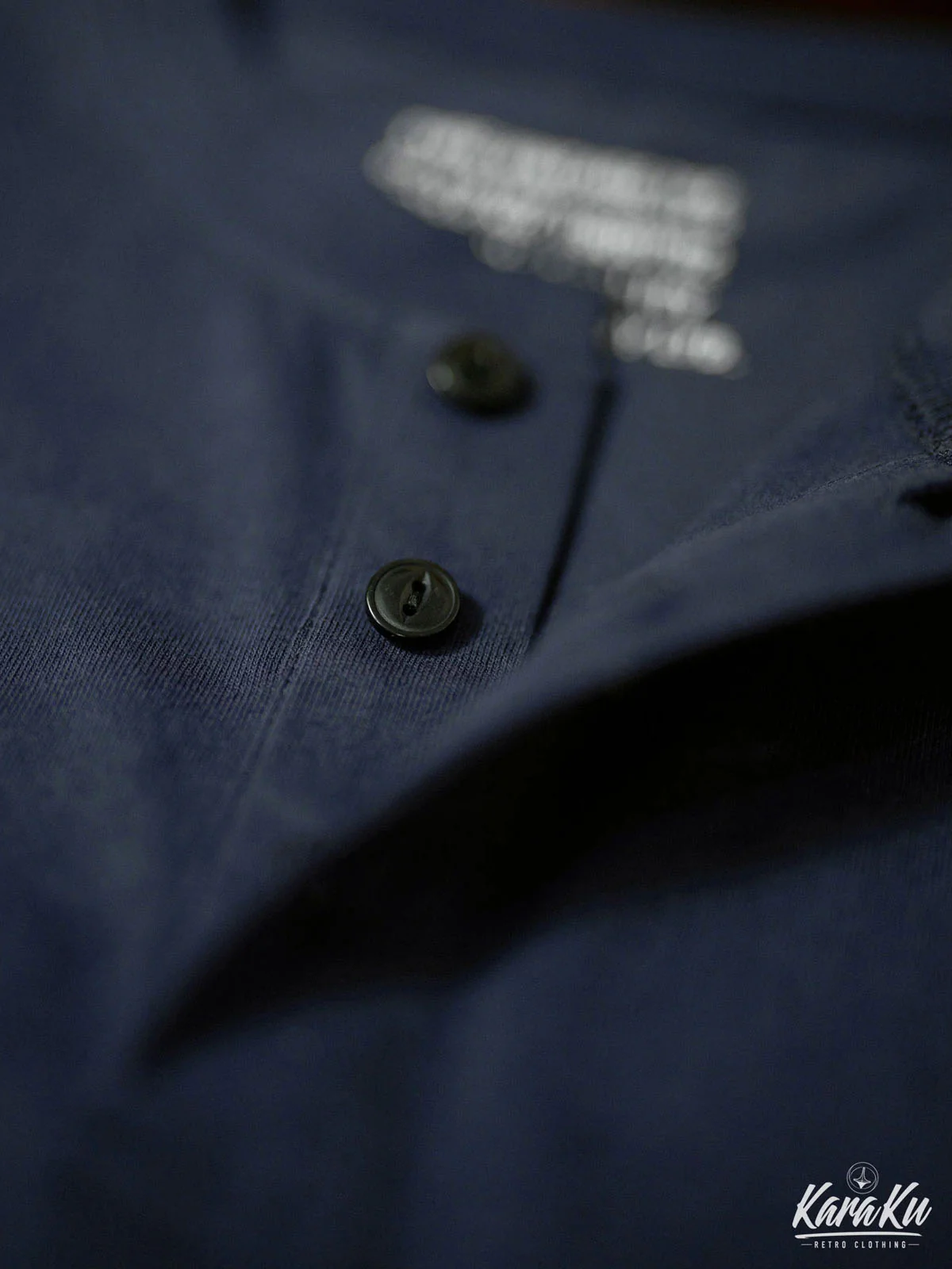 Mini Embroidery Cotton Henley Neck Tee - Image 11