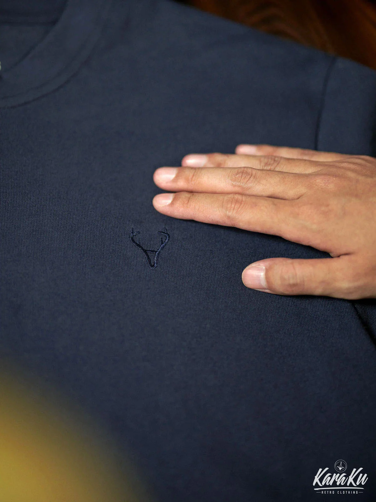 Mini Embroidery Cotton Henley Neck Tee - Image 15