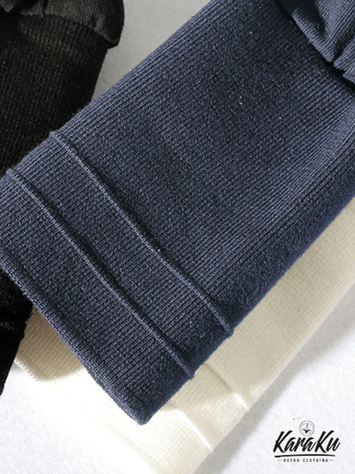 Mini Embroidery Cotton Henley Neck Tee - Image 17