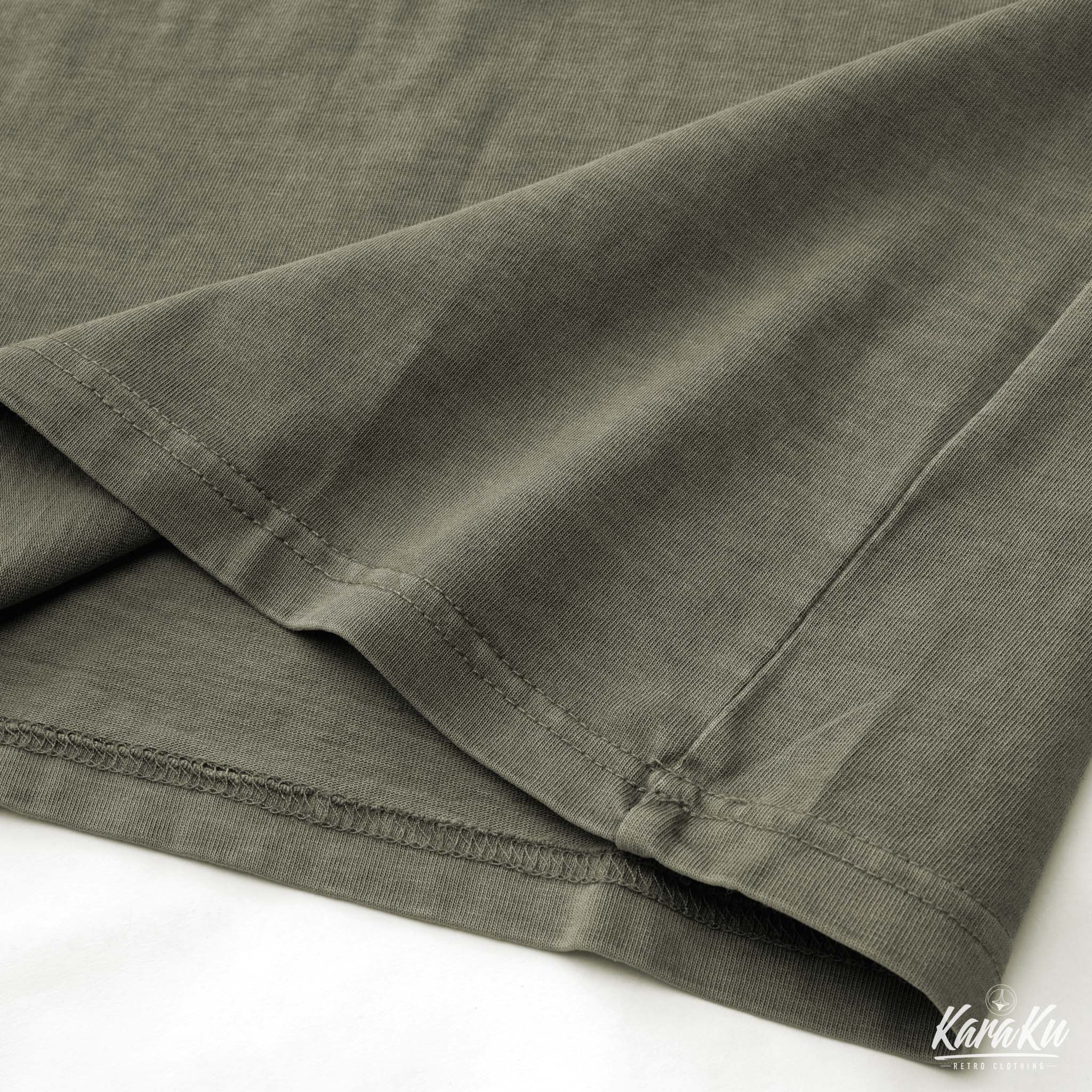 Washed Henley Short Sleeve Cotton T-shirt - Image 22