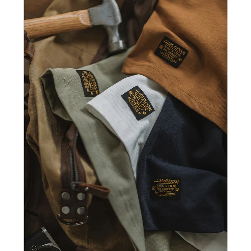 Crew-Neck Short Sleeve Cotton T-shirt - Image 7