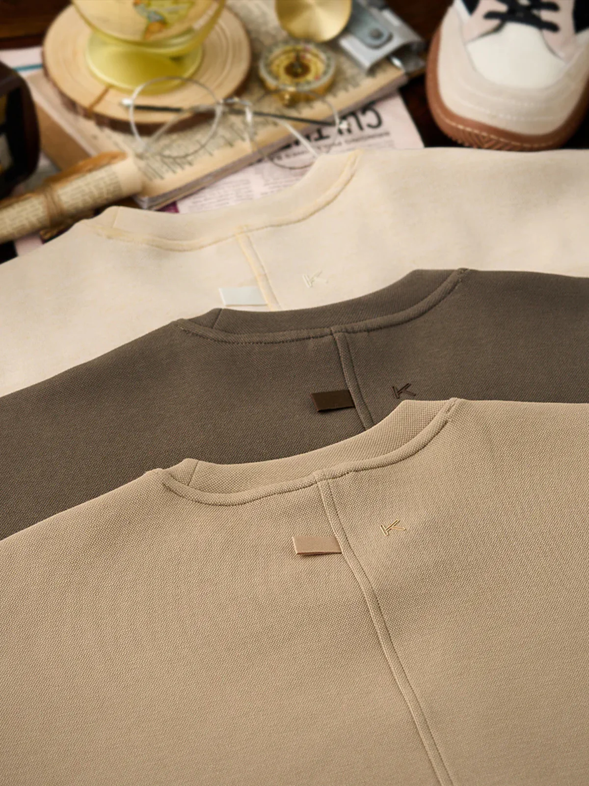 Air Layer Short Sleeve Cotton Blend T-Shirt - Image 16