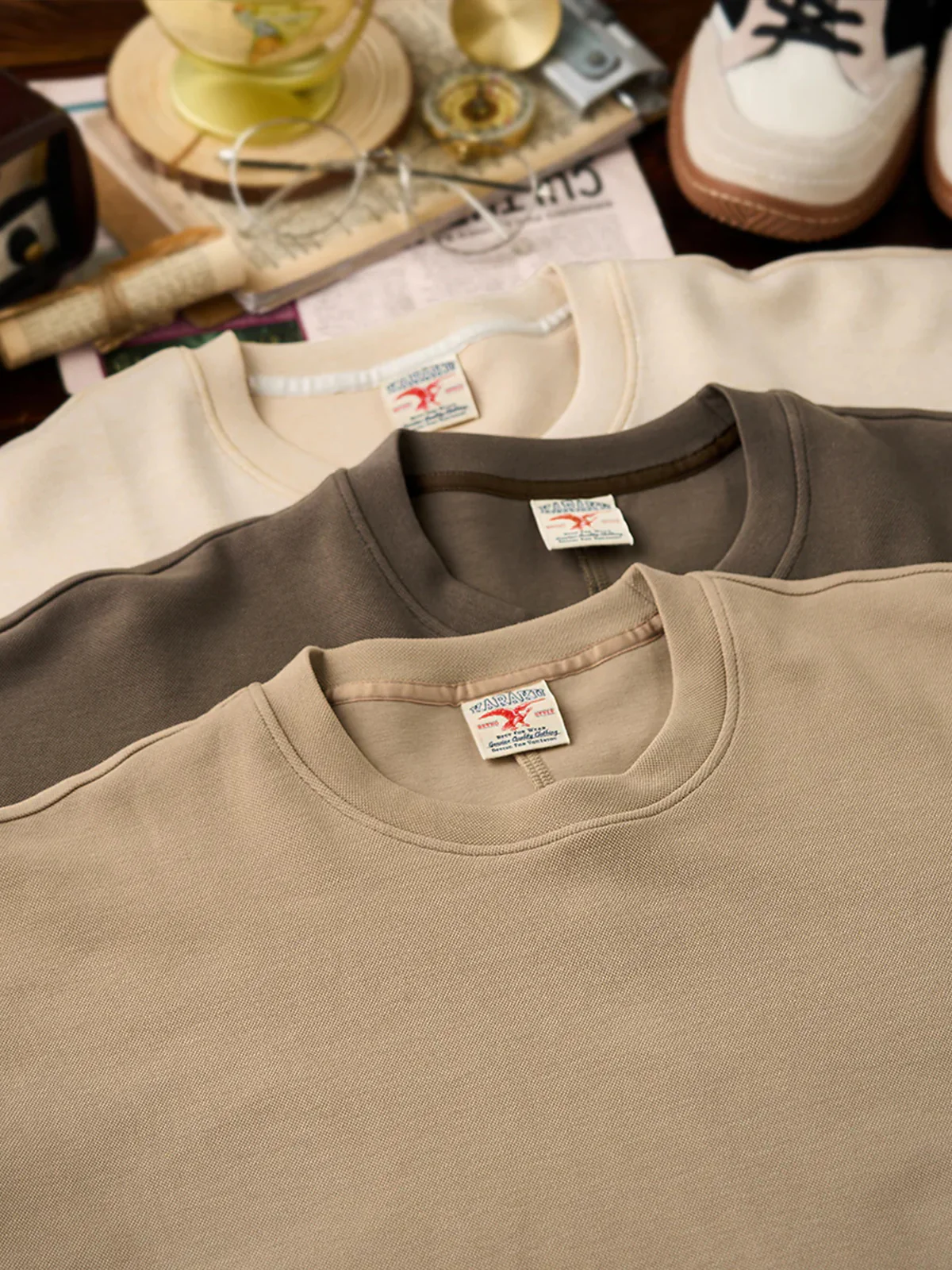 Air Layer Short Sleeve Cotton Blend T-Shirt - Image 6