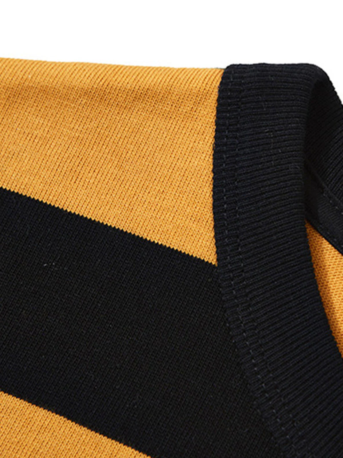 Heavyweight Biker Striped Long Sleeve Tee - Image 13