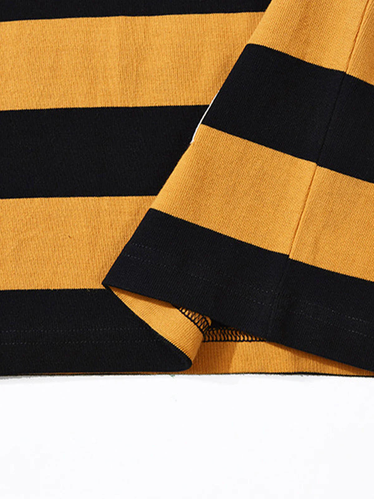 Heavyweight Biker Striped Long Sleeve Tee - Image 16