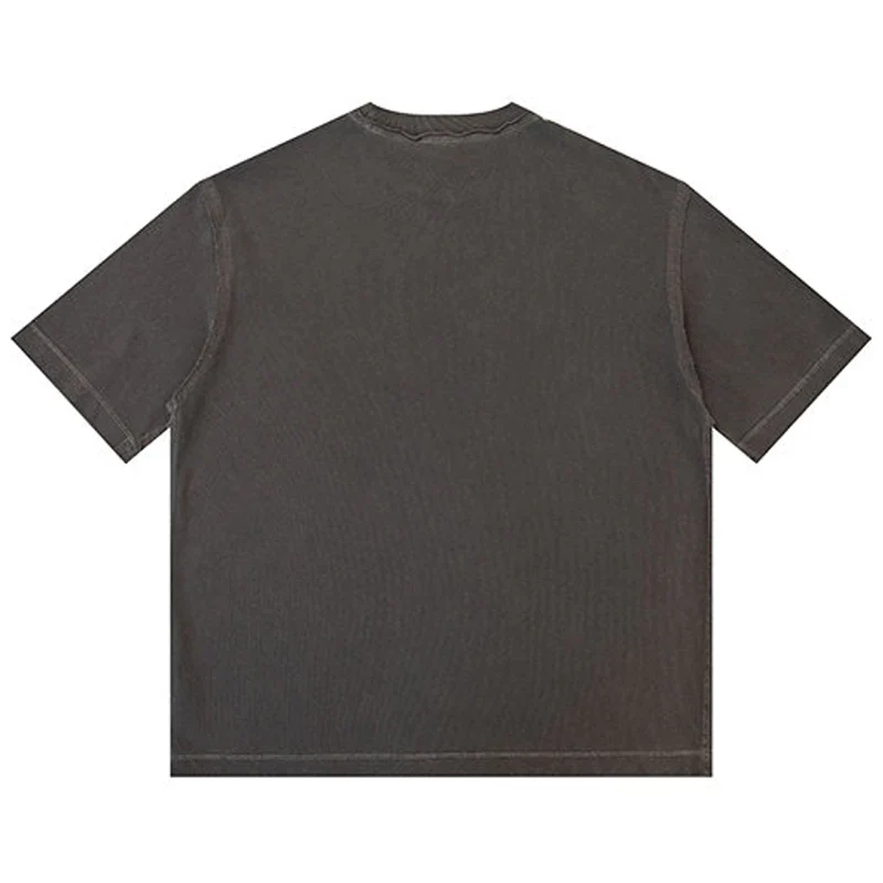 Washed Distressed Cotton T-shirt - Image 12