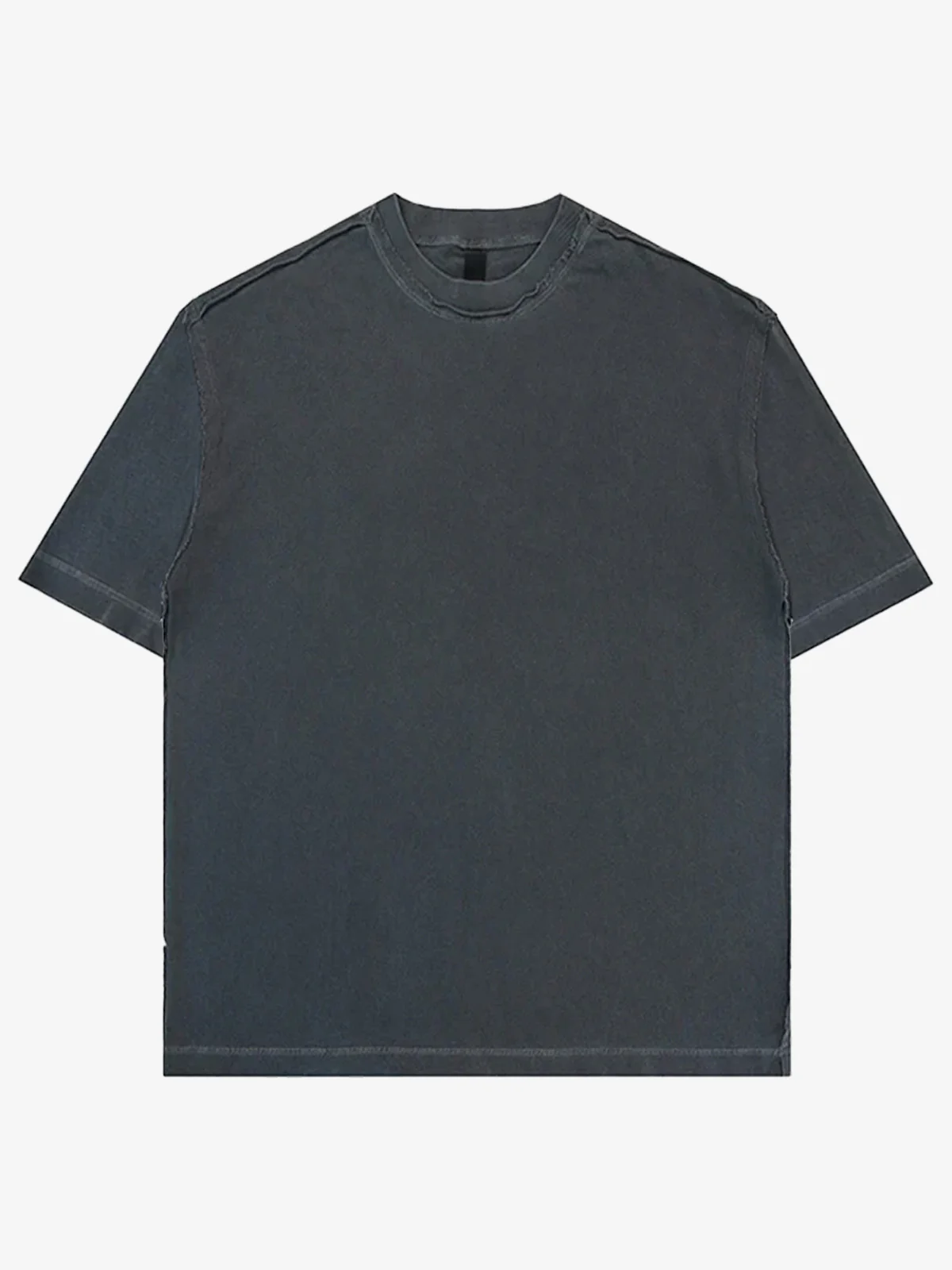 Washed Distressed Cotton T-shirt - Image 3